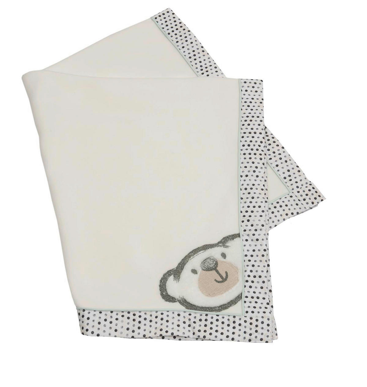 SCHMUSEDECKE Big Willi  75/100 cm  - Hellgrau, Basics, Textil (75/100cm) - Bebe's Collection