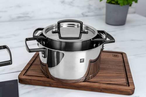 KOCHTOPFSET BELLASERA 5-teilig  - Edelstahlfarben, LIFESTYLE, Metall - Zwilling