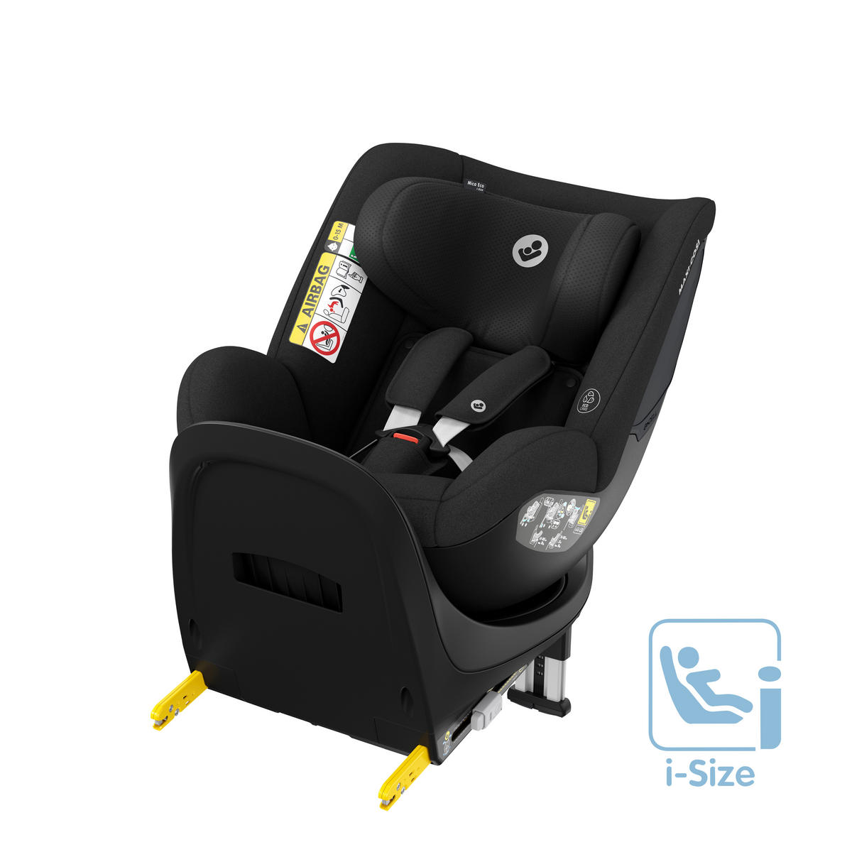AUTO-SEDIŠTE ZA DECU  Mica Eco i-Size Authentic Black  - crna, Osnovno, tekstil/plastika - Maxi-Cosi