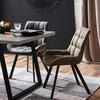 SZÉK fém, textil szürke, fekete  - fekete/szürke, Konventionell, textil/fém (56/84/60cm) - Livetastic