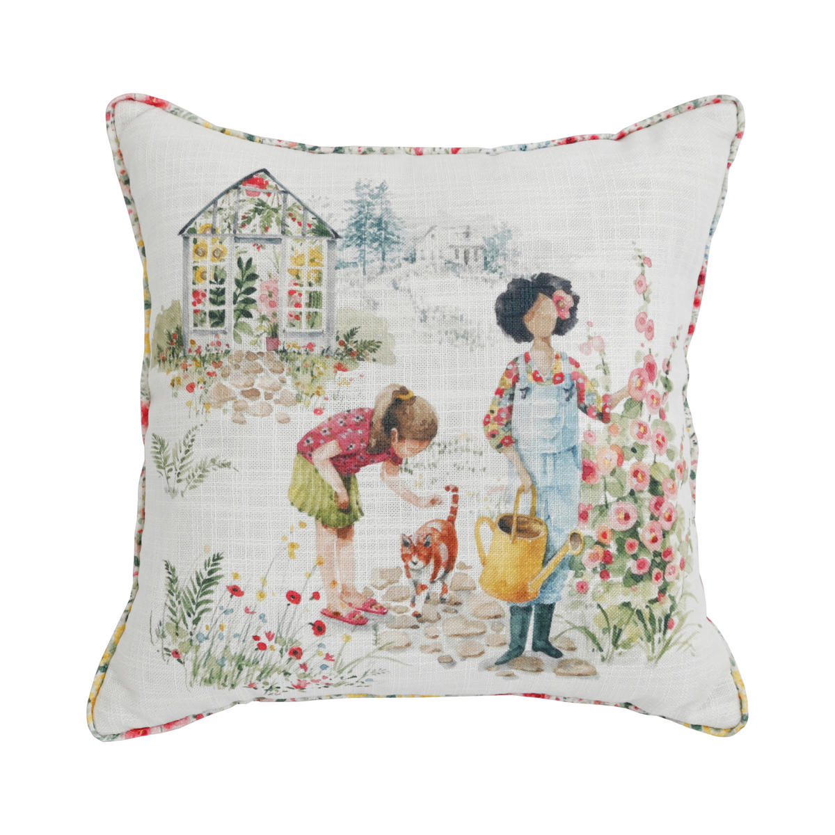 ZIERKISSEN  - Multicolor, LIFESTYLE, Textil (38/38cm)