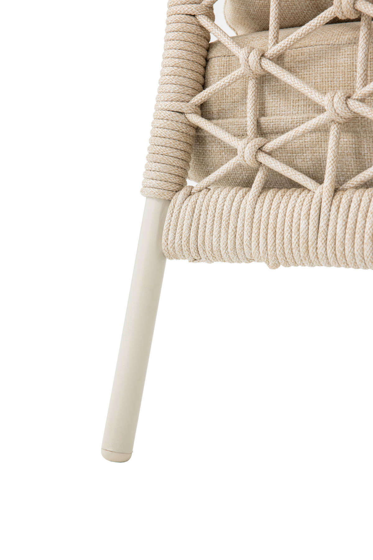 GARTENSET Metall, Textil, Stein  - Elfenbein/Beige, Design, Textil/Stein - Dieter Knoll