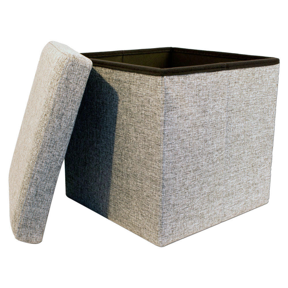 SITZWÜRFEL Struktur Grau  - Grau, Basics, Textil (38/38/38cm) - Echtwerk