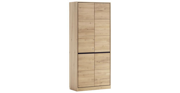 AKTENSCHRANK 86/198/40 cm - Eiche Bianco, KONVENTIONELL, Holz/Holzwerkstoff (86/198/40cm) - Linea Natura