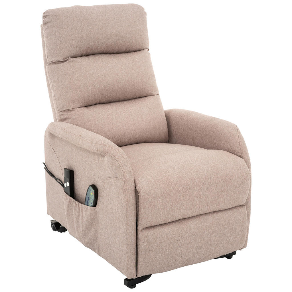 Livetastic RELAXAČNÉ KRESLO, textil, piesková