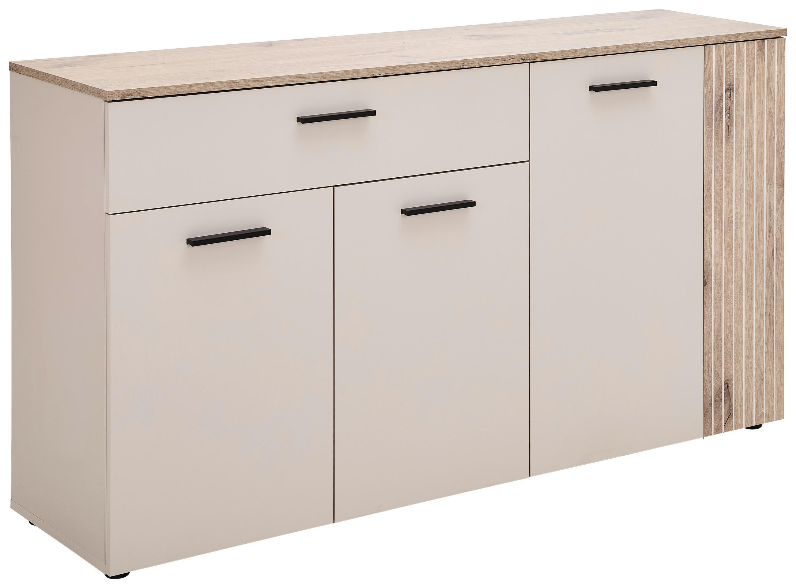 SIDEBOARD  in 150/83/42 cm  - Eichefarben/Beige, MODERN, Holzwerkstoff/Kunststoff (150/83/42cm) - Hom`in