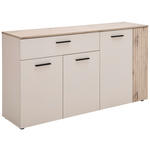 SIDEBOARD  in 150/83/42 cm  - Eichefarben/Beige, MODERN, Holzwerkstoff/Kunststoff (150/83/42cm) - Hom`in