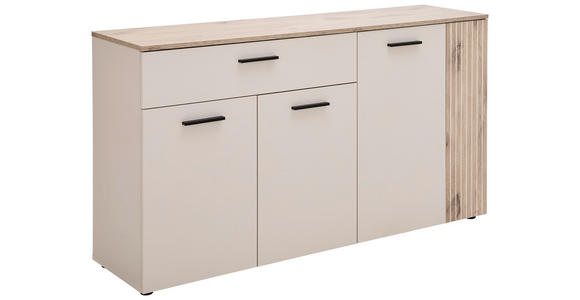 SIDEBOARD  in 150/83/42 cm  - Eichefarben/Beige, MODERN, Holzwerkstoff/Kunststoff (150/83/42cm) - Hom`in