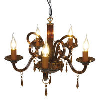 KRONLEUCHTER 53/125 cm   - Braun, LIFESTYLE, Glas/Metall (53/125cm) - Näve