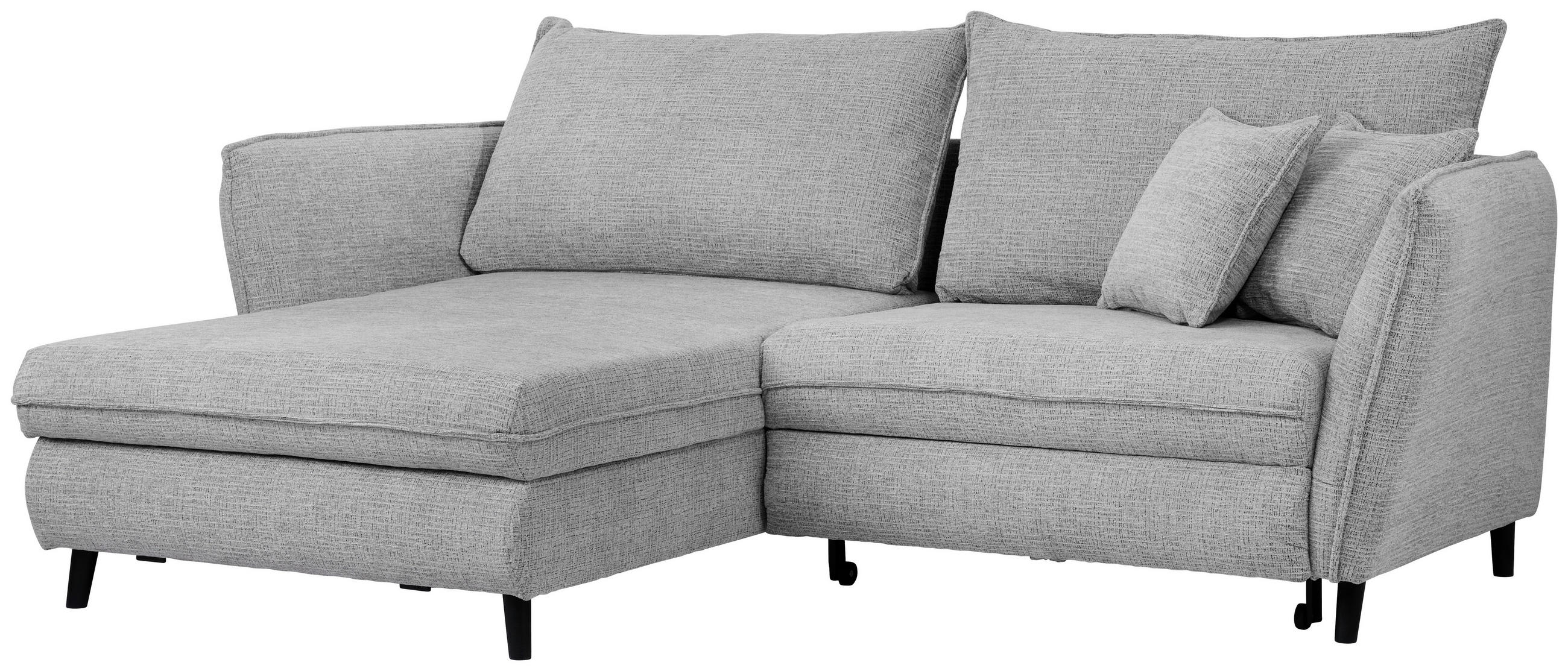 Thumbnail - Stylife Ecksofa Natan, Grau, Textil, Buche, 3-Sitzer, Füllung: Schaumstoffflocken,Schaumstoffflocken, seitenverkehrt mon...