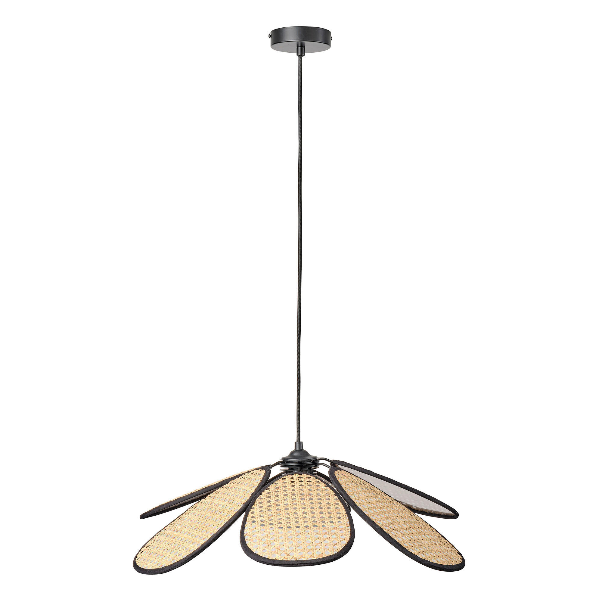 HÄNGELEUCHTE 58/123 cm  - Beige, Basics, Holz/Metall (58/123cm) - Osram