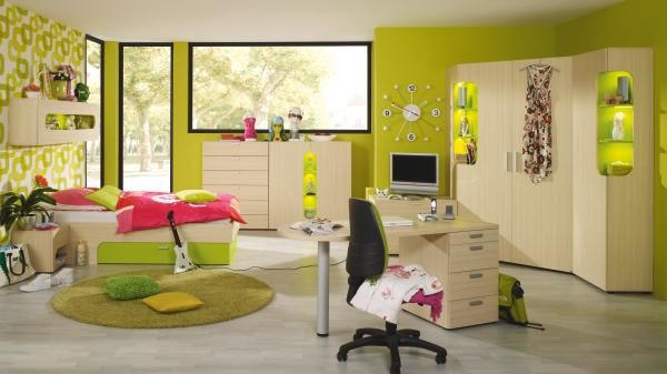 JUGENDZIMMER - Design, Glas/Holzwerkstoff - Venda
