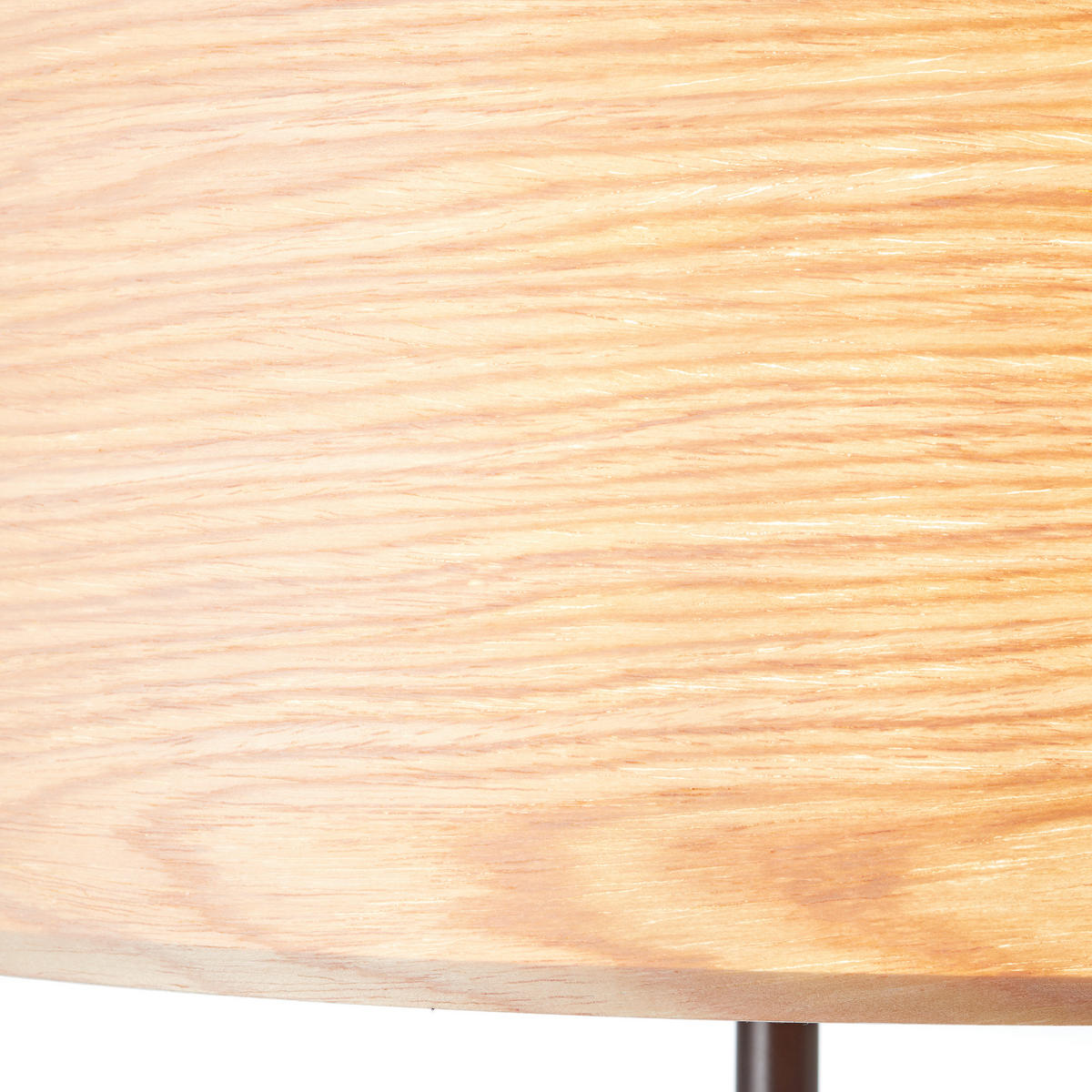 STEHLEUCHTE 38/161 cm    - Hellbraun/Schwarz, Basics, Holz/Metall (38/161cm) - Brilliant
