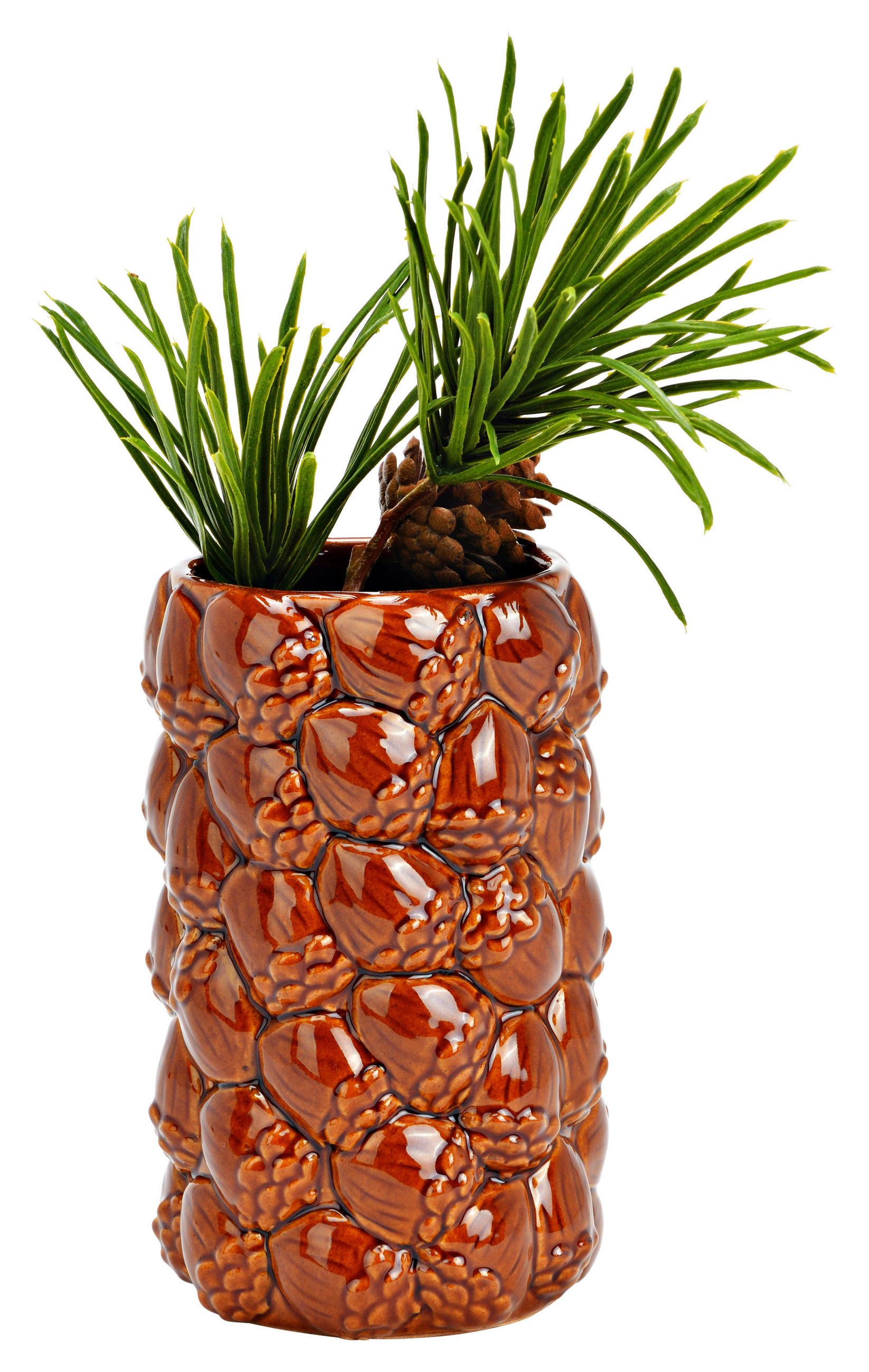 VASE  - Braun, Basics, Keramik (10/16/10cm)