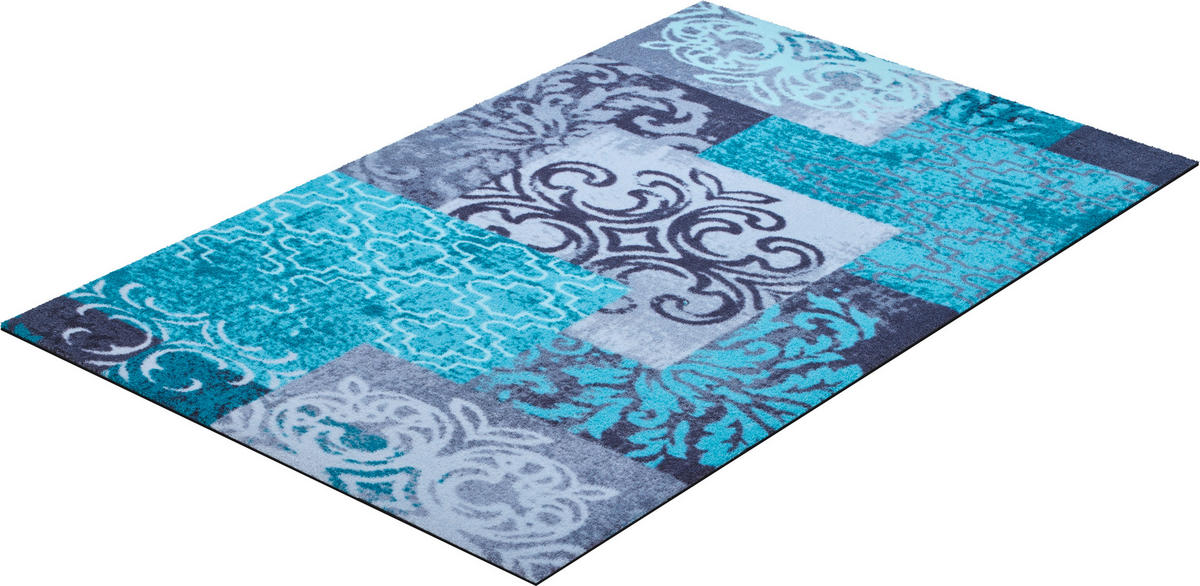 FUßMATTE 75/120 cm Pago  - Anthrazit/Hellgrau, LIFESTYLE, Kunststoff/Textil (75/120cm) - Grund