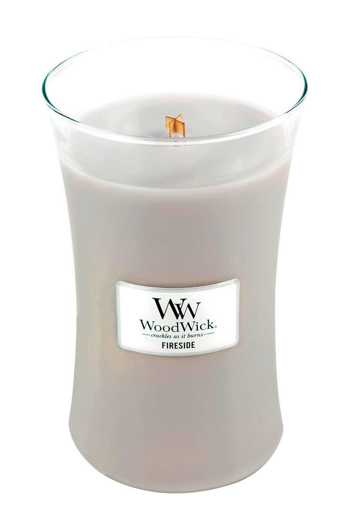 SVIJEĆA MIRISNA  siva  - siva, Basics, staklo/drvo (10/18/10cm) - WoodWick