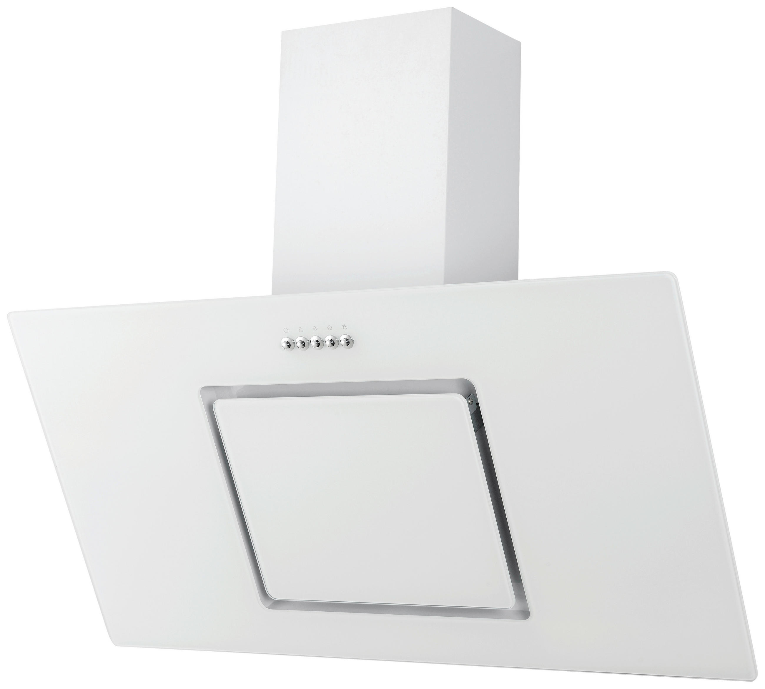 FLÄKTKÅPA CH22010/90WBZ  - vit, Trend, metall/glas (90/73,9-111,9/37cm) - Respekta
