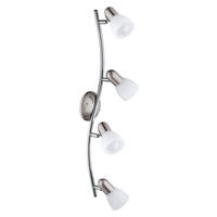 DECKENSPOTS 65/10/10 cm   - Chromfarben/Weiß, Basics, Glas/Metall (65/10/10cm) - Eglo