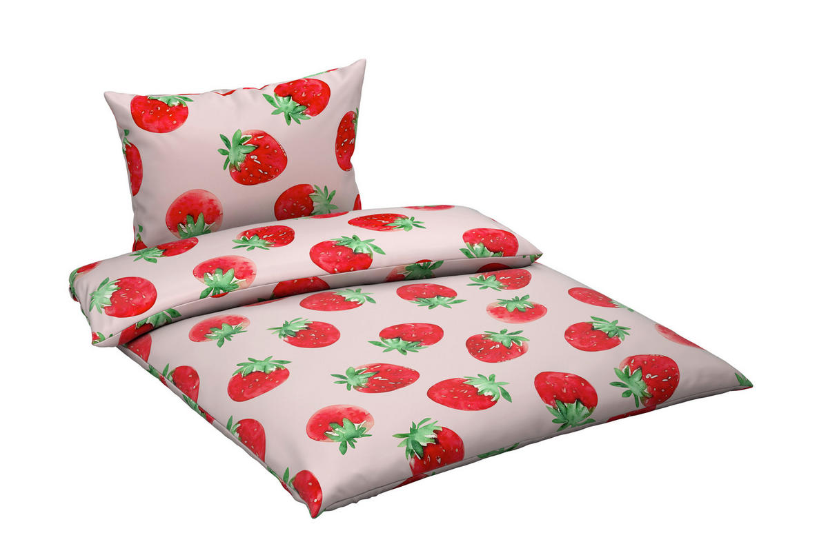 BETTWÄSCHE Satin 140/200 cm  - Rosa, Trend, Textil (140/200cm) - Esposa