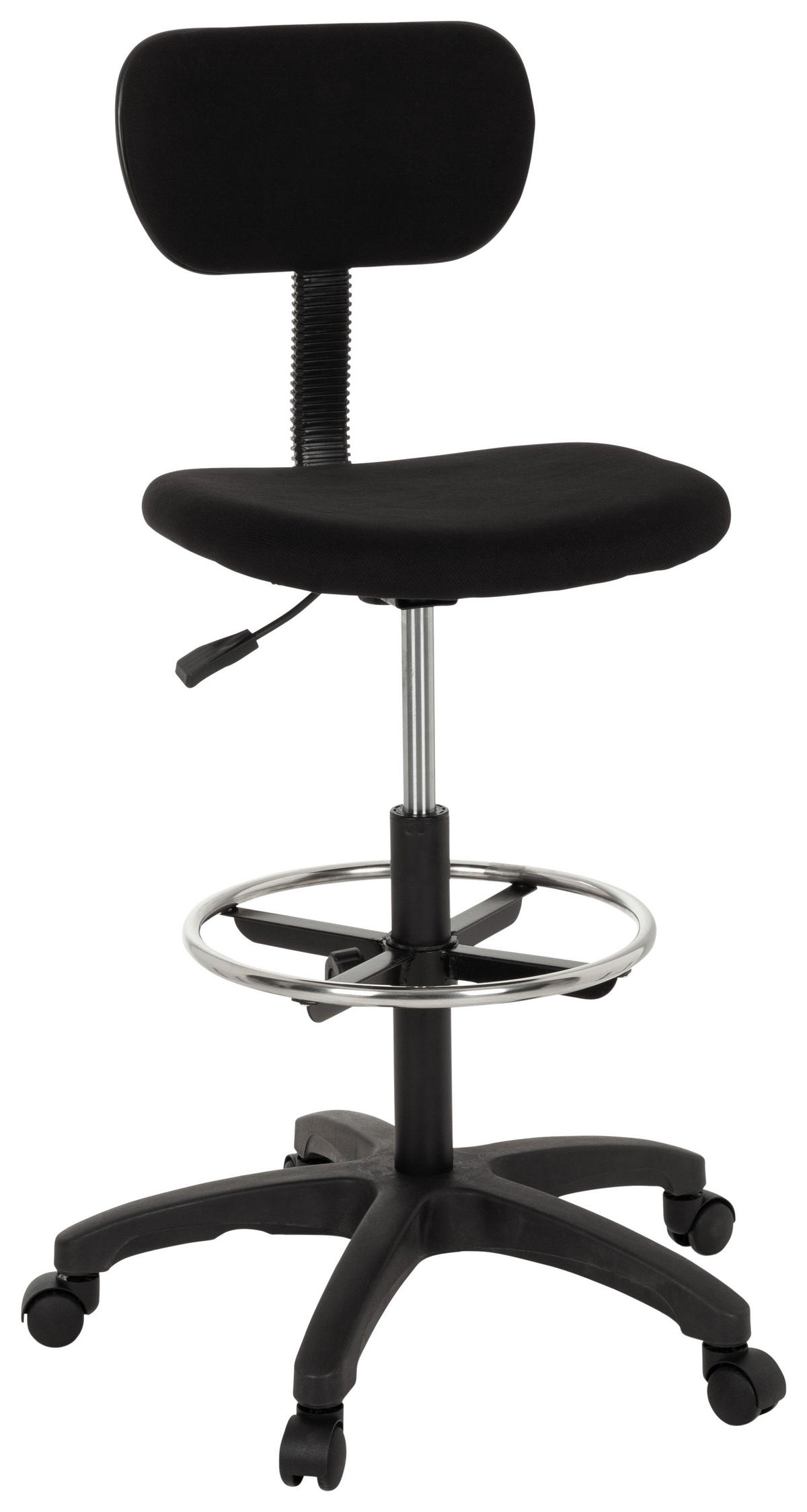 DREHSTUHL  in Flachgewebe Schwarz  - Schwarz, Basics, Kunststoff/Textil (60/96/58cm) - MID.YOU