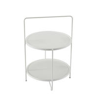 KISASZTAL fém, faalapú anyag 45/45/68 cm   - fehér, Design, faalapú anyag/fém (45/45/68cm) - Carryhome