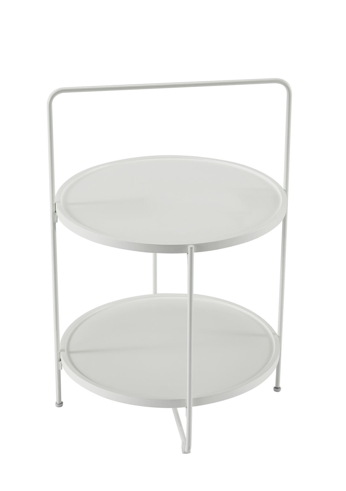 KISASZTAL fém, faalapú anyag 45/45/68 cm   - fehér, Design, faalapú anyag/fém (45/45/68cm) - Carryhome