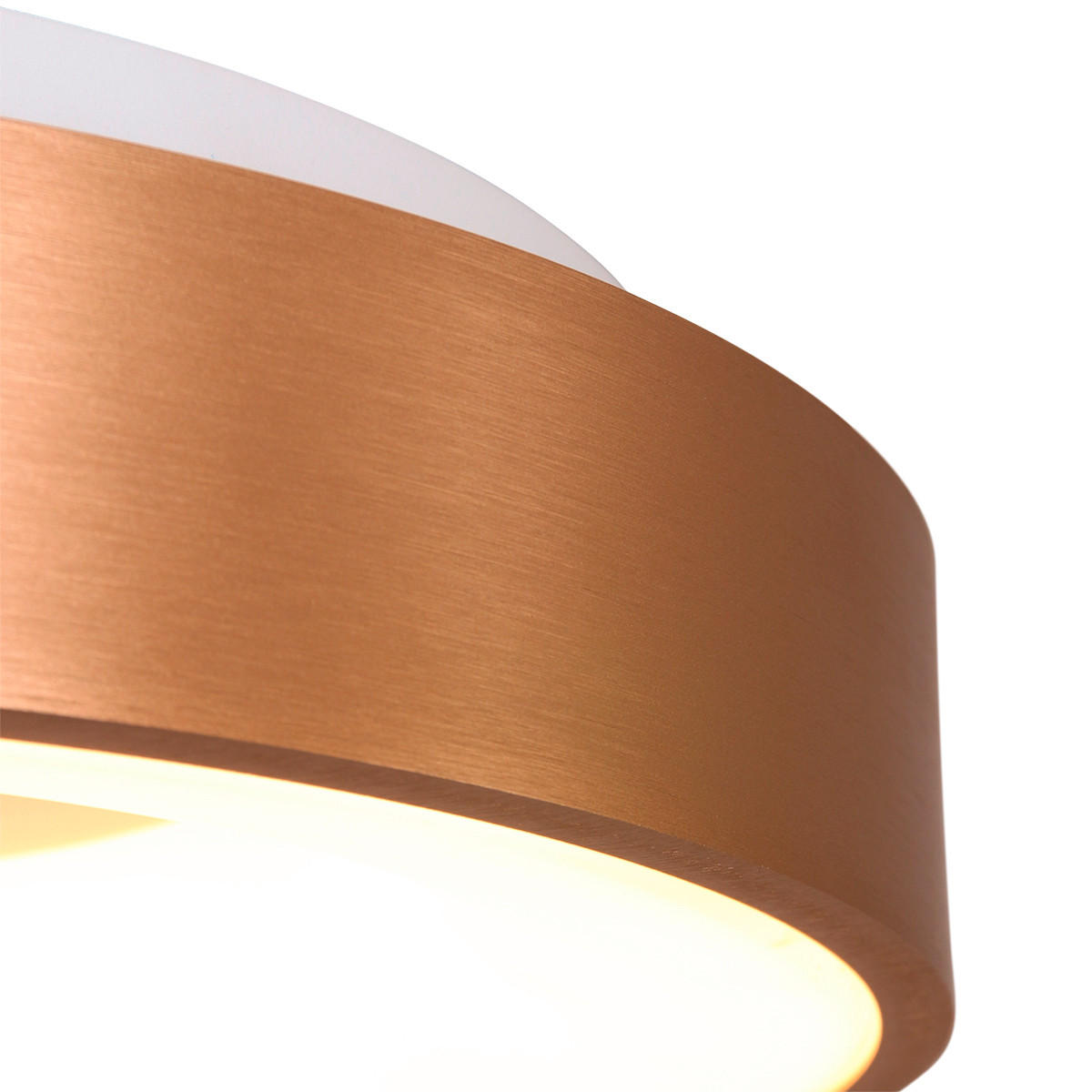 LED-DECKENLEUCHTE Ringlede 30/9 cm   - Goldfarben, Basics, Kunststoff/Metall (30/9cm)