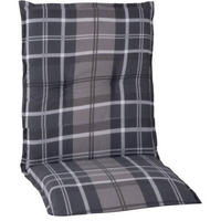SADA VANKÚŠOV PRE STOLIČKU 4ks  - čierna/sivá, Basics, textil (100/50/6cm) - Gardenson