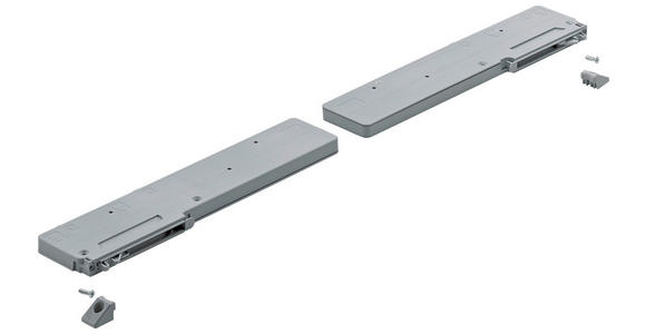 TÜRDÄMPFER 27/1,5/6,7 cm 2-teilig Alufarben  - Alufarben, Kunststoff (27/1,5/6,7cm) - Carryhome