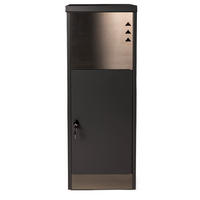 PAKETBOX 39,5/118,5/38,5 cm  - Schwarz, Basics, Metall (39,5/118,5/38,5cm)