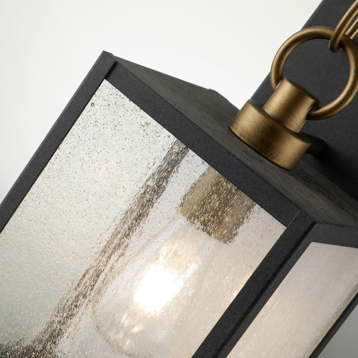 AUSSENWANDLEUCHTE - Zinkfarben, Konventionell, Glas/Metall (17,8/19,7/44cm) - Elstead Lighting