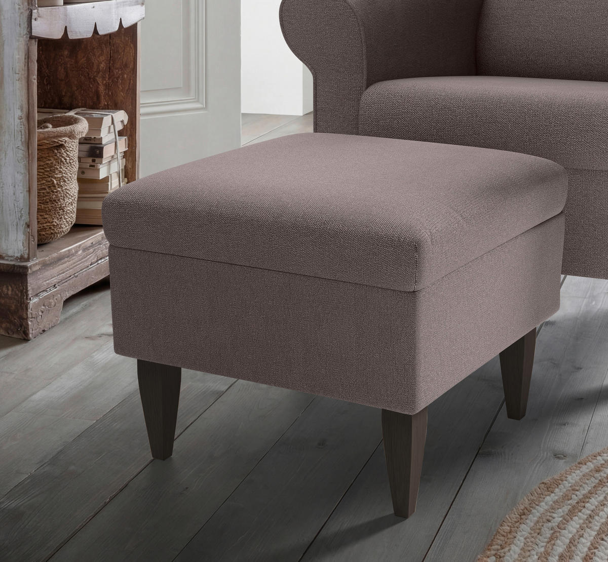 SESSELSET Struktur Braun  - Wengefarben/Braun, Konventionell, Holz/Textil (80/102/86cm) - Livetastic