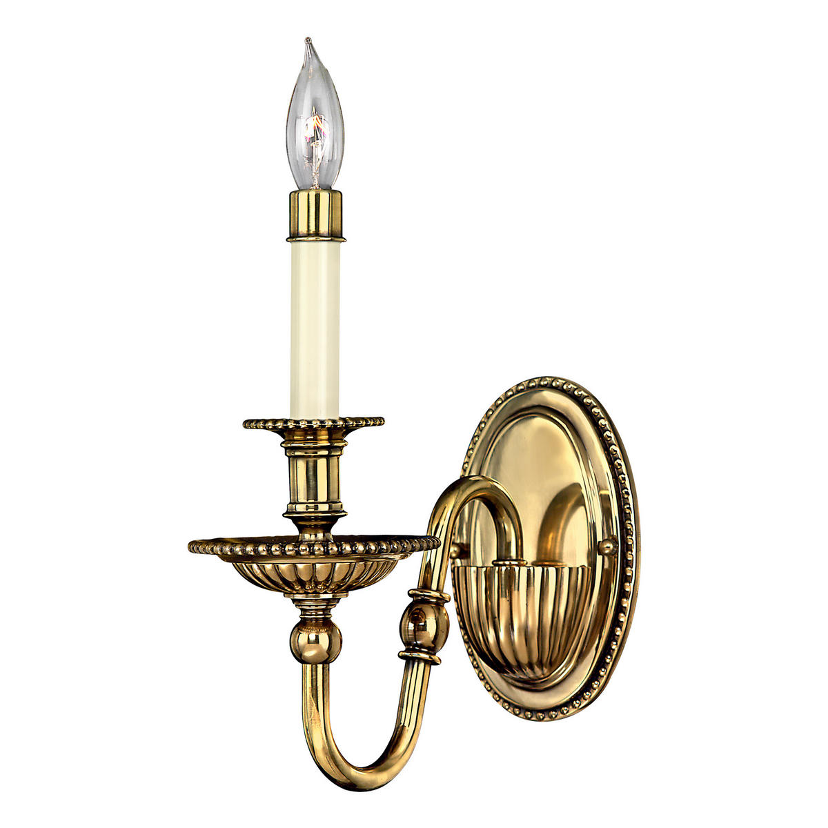 WANDLEUCHTE - Messingfarben, Konventionell, Metall (11.4/27.9/24.1cm) - Elstead Lighting