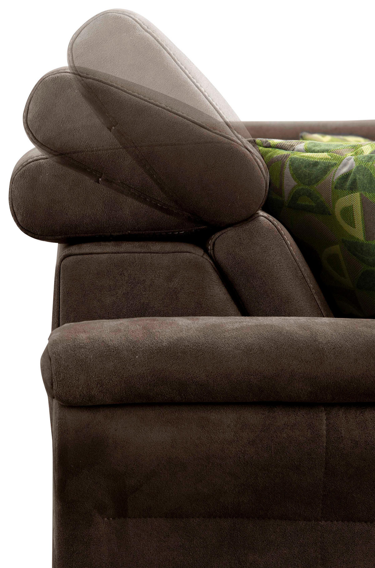 ECKSOFA in Mikrofaser Mokka  - Eichefarben/Beige, Konventionell, Holz/Textil (245/194cm) - Sit & More