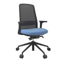 DREHSTUHL Schwarz, Türkis  - Türkis/Schwarz, MODERN, Kunststoff/Textil (70/103-115/70cm)