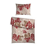 BETTWÄSCHE CUBY Satin 140/200 cm  - Bordeaux, KONVENTIONELL, Textil (140/200cm) - Novel