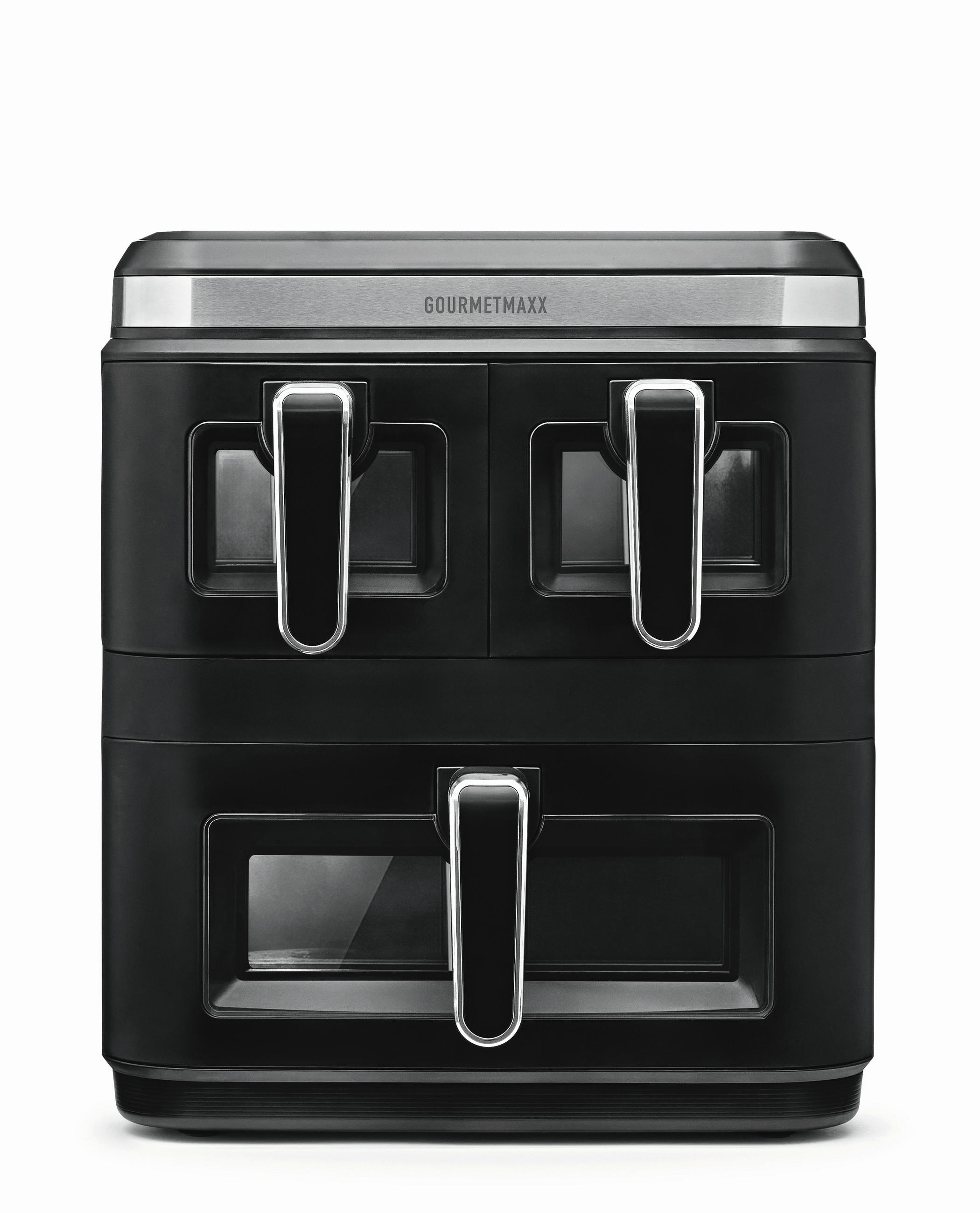 HEISSLUFTFRITTEUSE GOURMETmaxx 17 l  - Schwarz, Basics, Kunststoff/Metall (37,7/37,5/43cm) - GOURMETMAXX