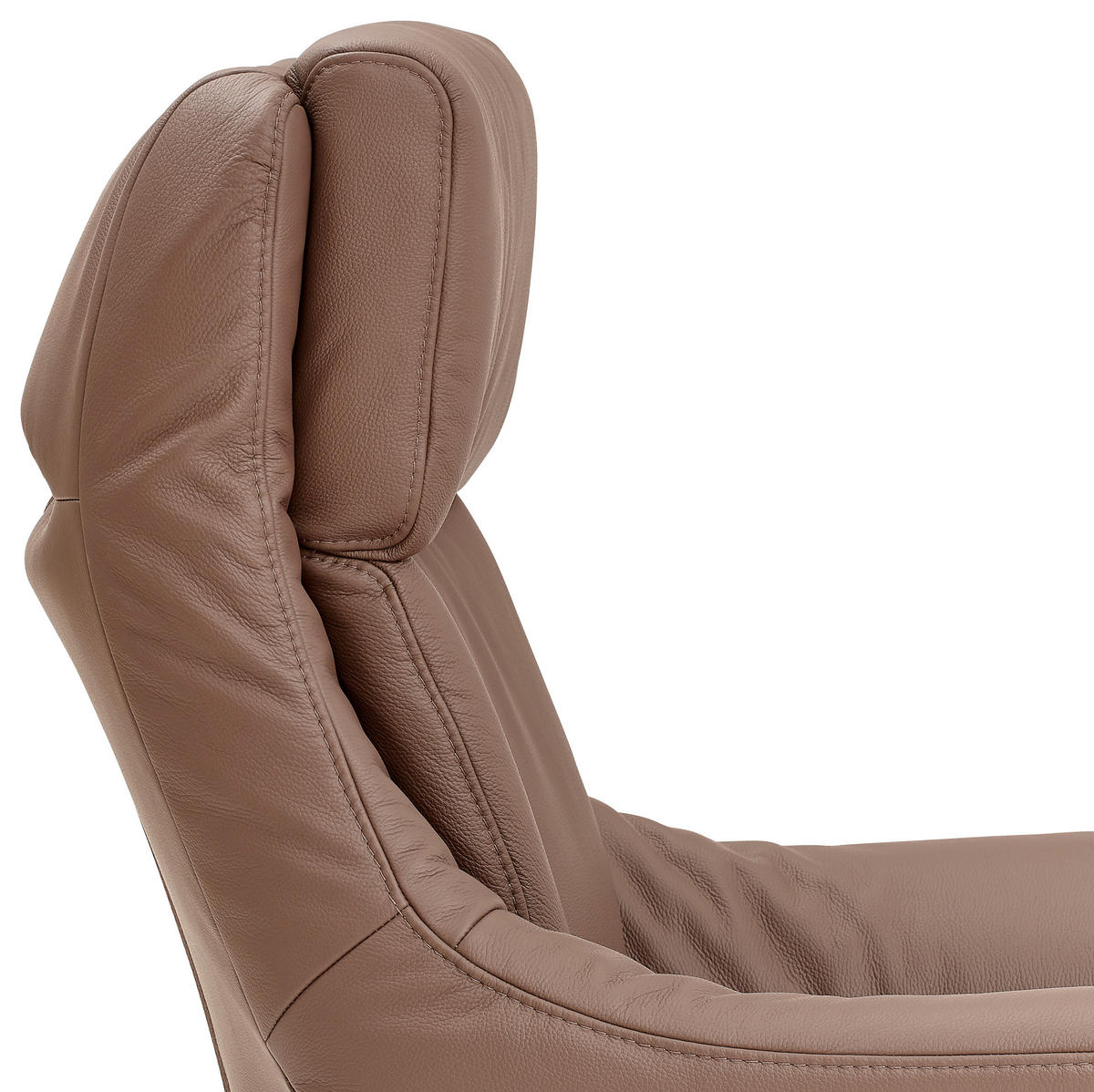RELAXSESSEL Echtleder Relaxfunktion, Kopfteilverstellung, Fußteilverstellung    - Braun, KONVENTIONELL, Leder/Metall (84/116/88cm) - Himolla Komfortklass
