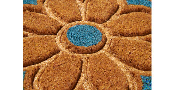 KOKOSMATTE 45/75 cm Mix Mats - Hellbraun/Hellblau, Basics, Naturmaterialien/Kunststoff (45/75cm) - Esposa