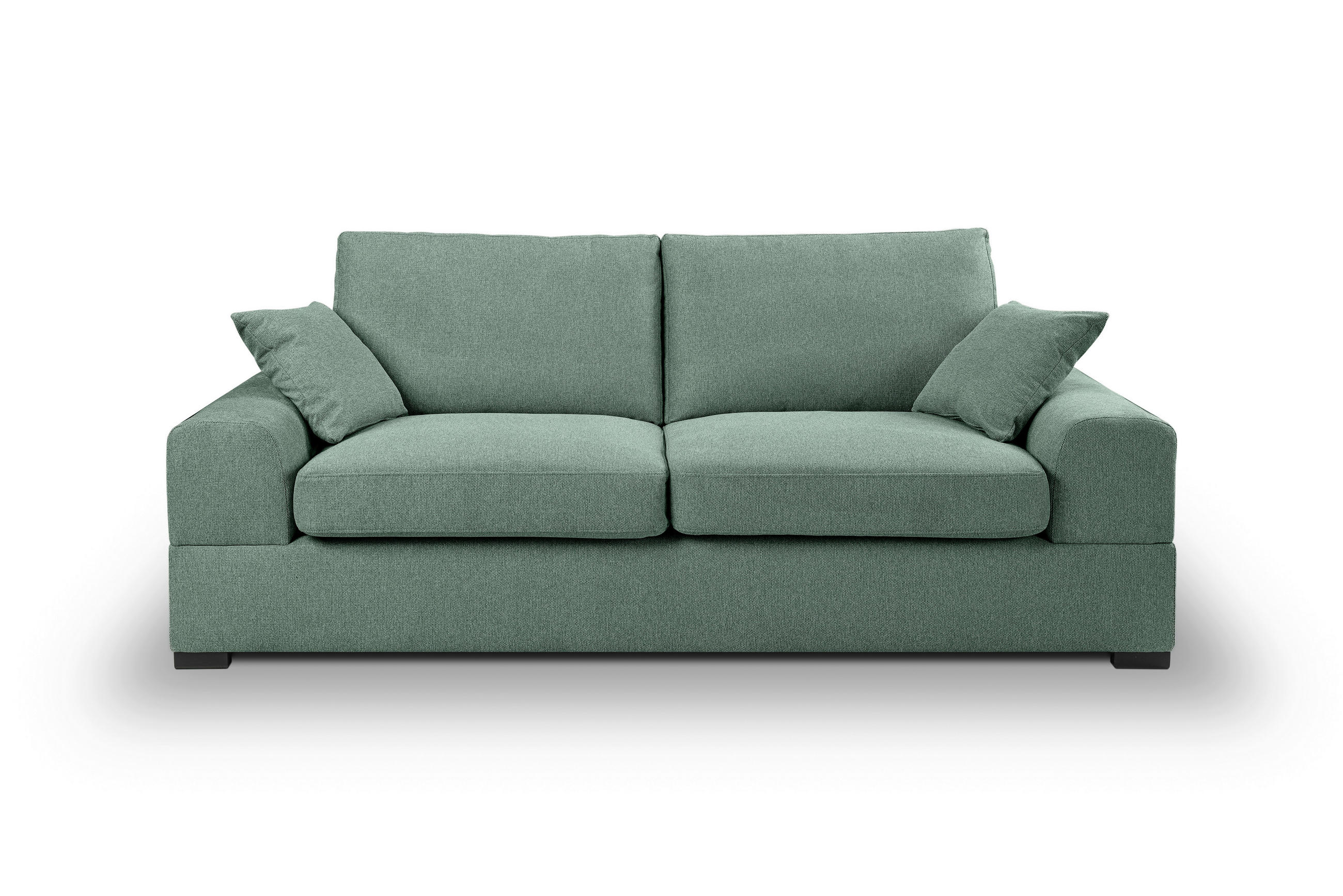 Mid.you 3-Sitzer-Sofa Petrol 221x90x93 cm