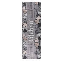 FLACHWEBETEPPICH 60/180 cm Grau  - Grau, Basics, Textil (60/180cm) - Kayoom