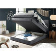 BOXSPRINGBETT 120/200 cm in Anthrazit - Anthrazit/Schwarz, Design, Holzwerkstoff/Kunststoff (120/200cm) - Xora