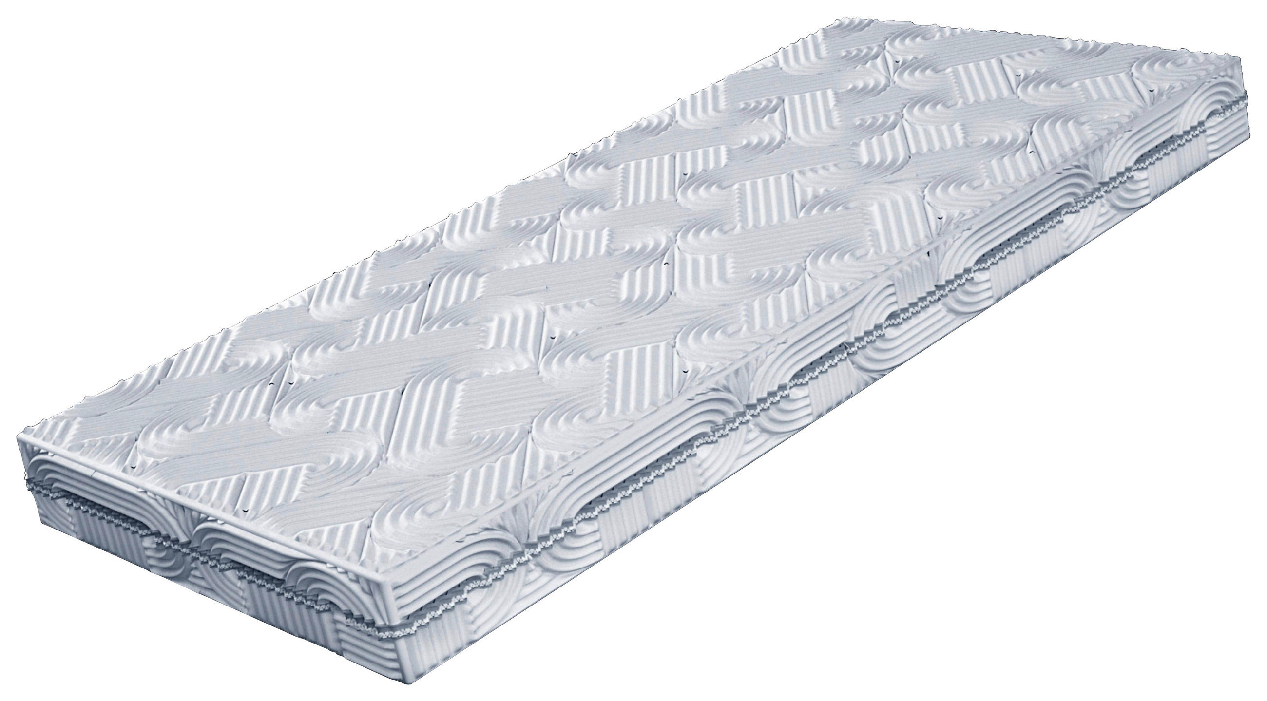 Thumbnail - Boxxx Taschenfederkernmatratze, Weiß, Textil, H2 + H3, rechteckig, 90x200 cm, Oeko-Tex® Standard 100, Bezug abnehmbar/wa...