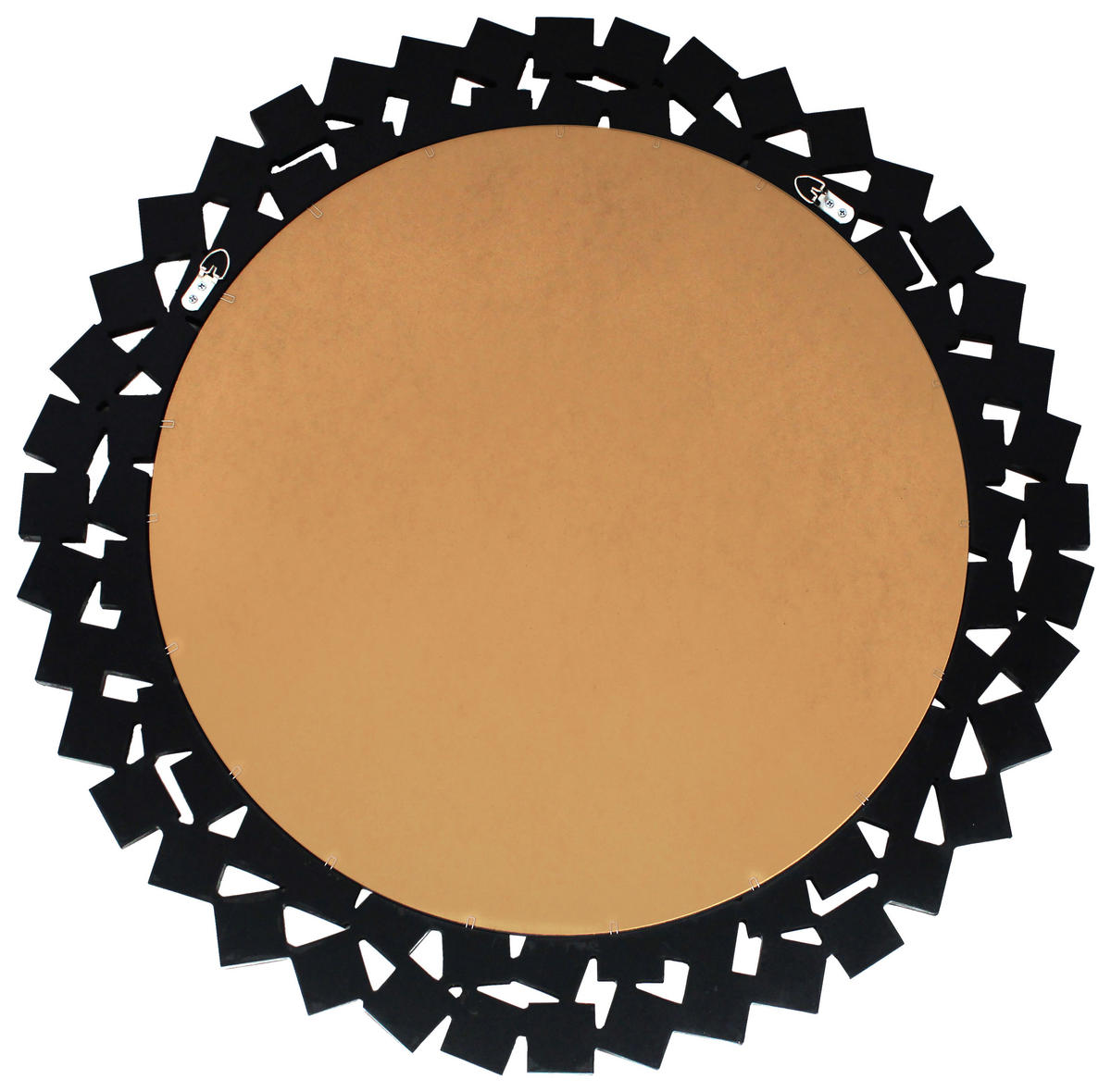 WANDSPIEGEL  - Silberfarben/Roségold, Basics, Glas/Holzwerkstoff (80/80/1,6cm) - Kayoom