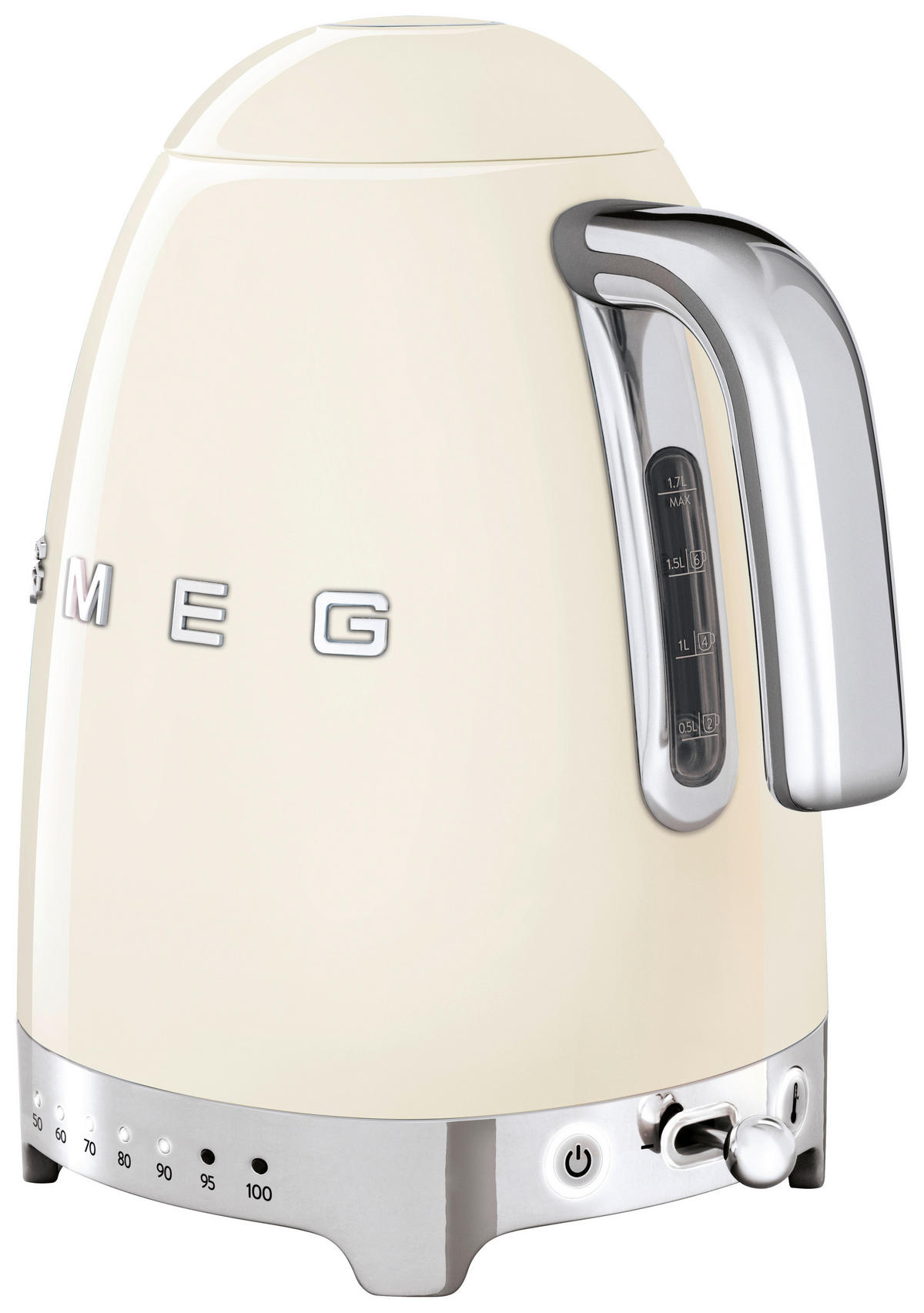 WASSERKOCHER 1.7 l  - Creme, Basics, Metall (22,6/24,8/17,1cm) - SMEG
