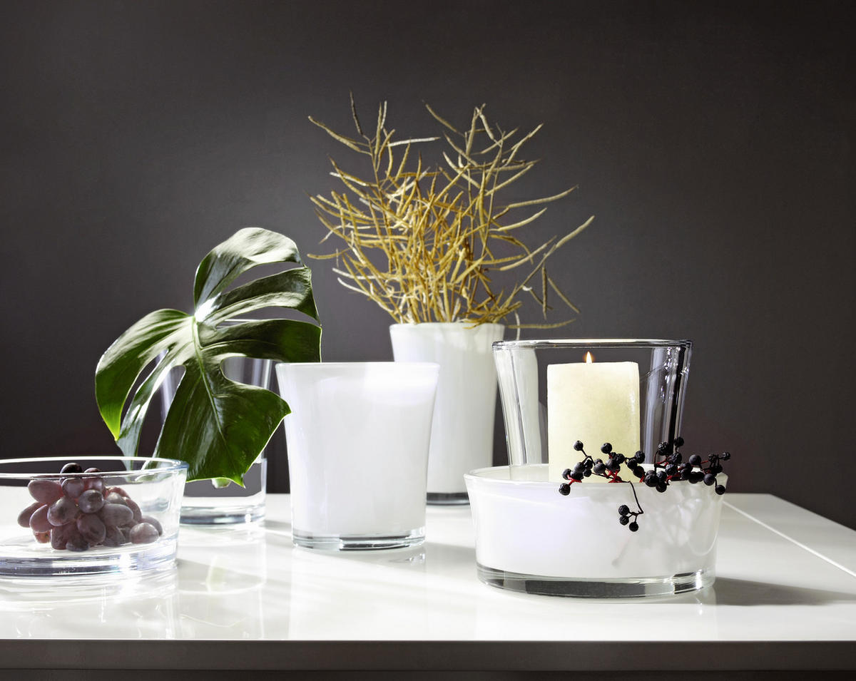 VASE  - Klar, Basics, Glas (14/22cm) - Leonardo