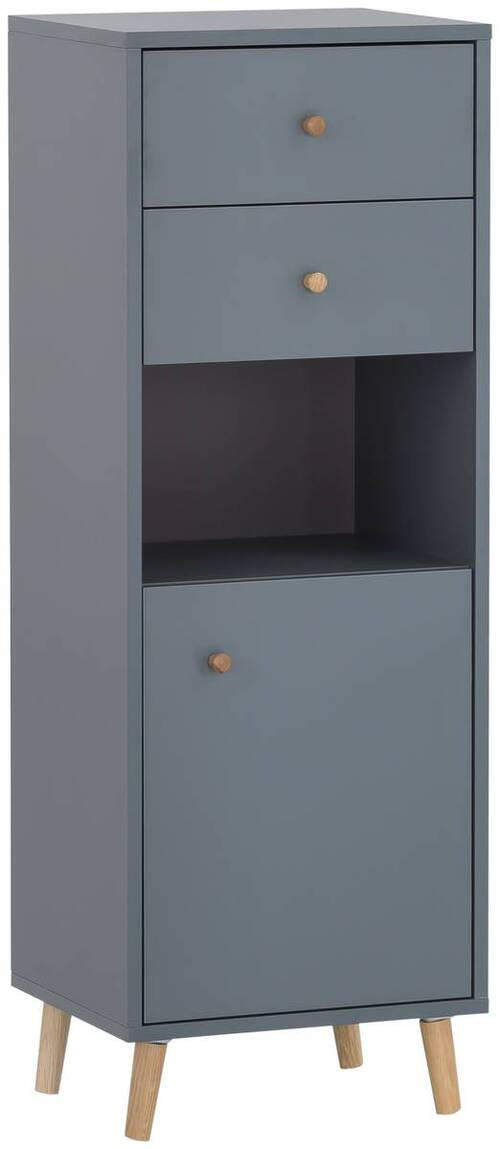 HIGHBOARD 40,3/113,4/33,1 cm  in Blau, Petrol  - Blau/Petrol, MODERN, Holz/Holzwerkstoff (40,3/113,4/33,1cm) - MID.YOU