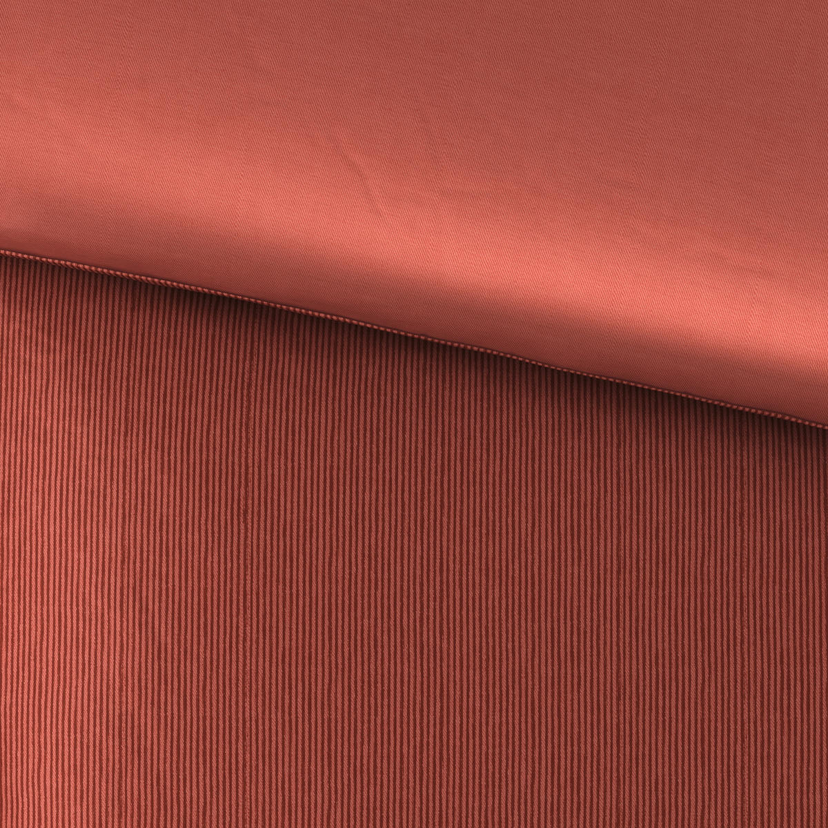WENDEBETTWÄSCHE Satin 135/200 cm  - Terracotta, Basics, Textil (135/200cm) - Bio:Vio