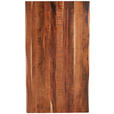 ESSTISCH in Holz, Metall 140/76/85 cm  - Schwarz/Akaziefarben, Natur, Holz/Metall (140/76/85cm) - Landscape
