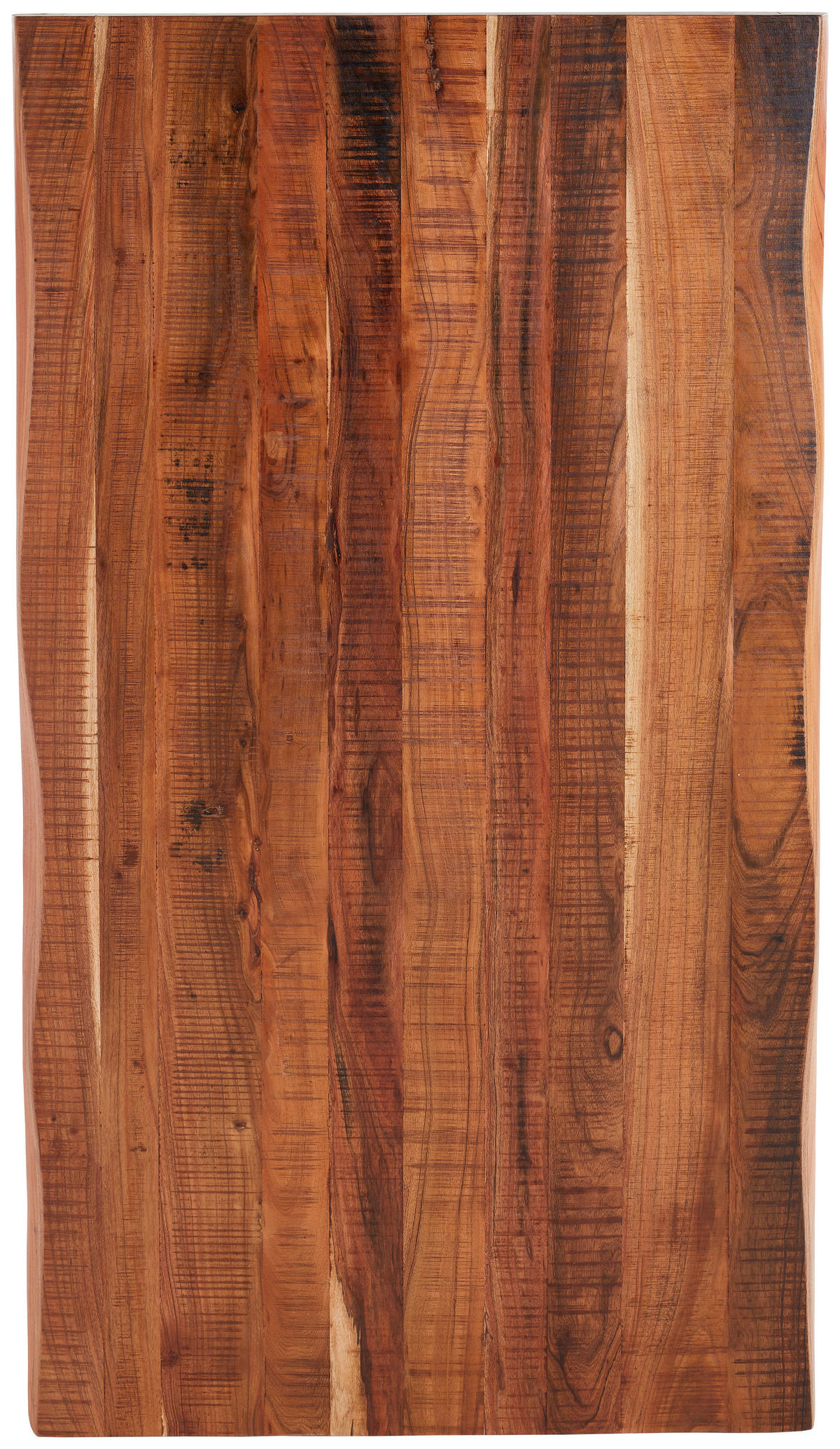 ESSTISCH in Holz, Metall 200/76/100 cm  - Schwarz/Akaziefarben, Natur, Holz/Metall (200/76/100cm) - Landscape